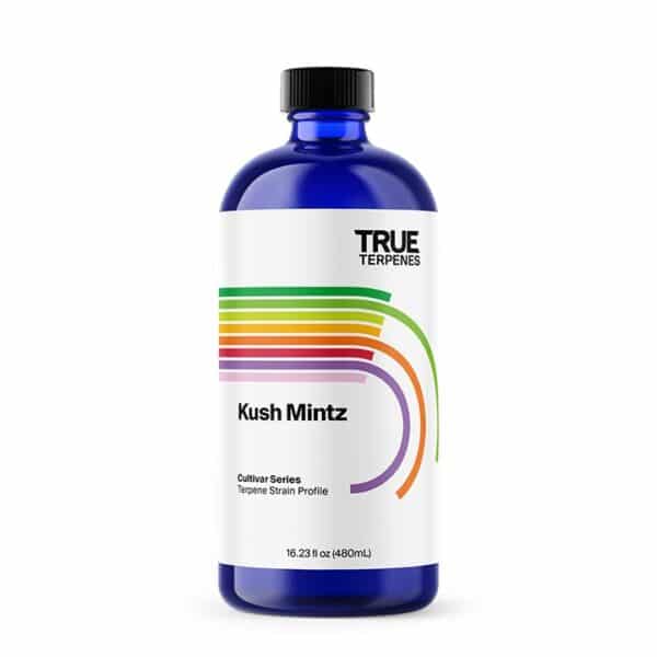 True Terpenes Kush Mintz bottle render